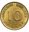 Germany Federal Republic 10 Pfennig 1950 D