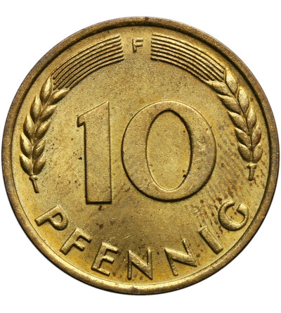Germany Federal Republic 10 Pfennig 1949 F