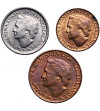 Netherlands 1, 5, 25 Cents 1948