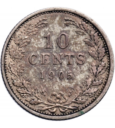 Holandia 10 centów 1905