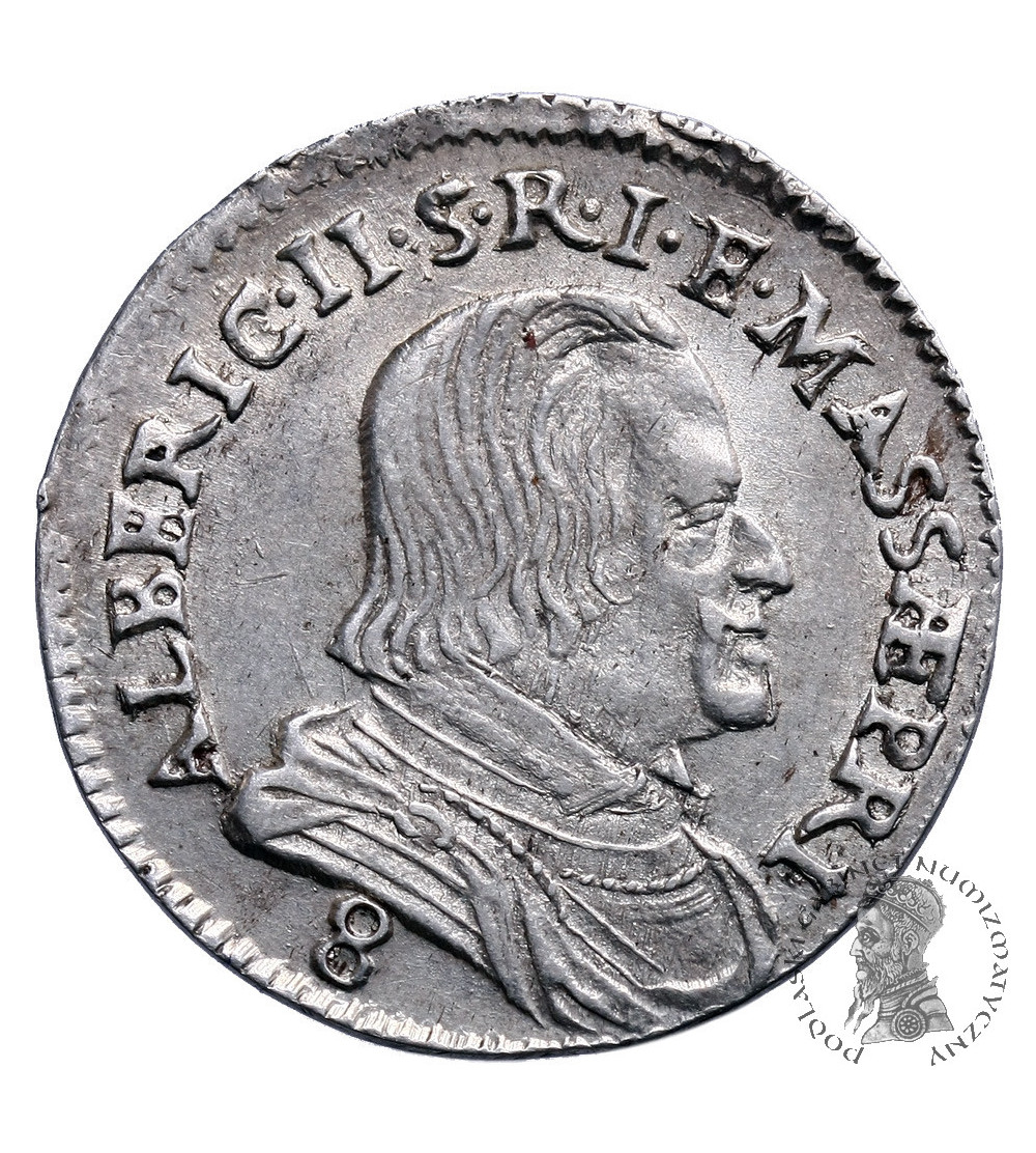 Włochy. Massa di Lunigiana, 8 Bolognini 1664, Alberico II Cybo Malaspina 1662-1667 Włochy. Massa di Lunigiana, 8 Bolognini 1664, Alberico II Cybo Malaspina 1662-1667