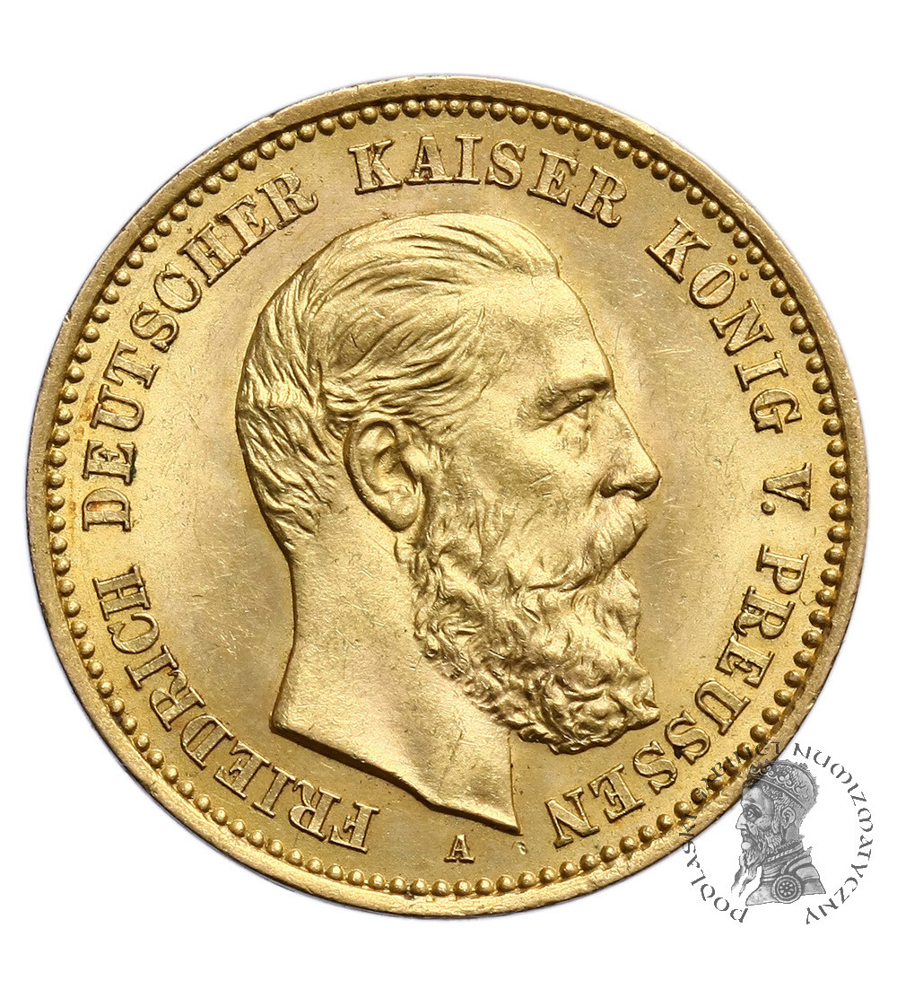 Niemcy - Prusy 10 marek 1888 A, Fryderyk III Niemcy - Prusy 10 marek 1888 A, Fryderyk III