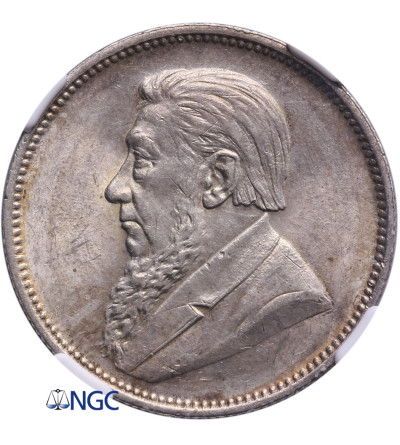 South Africa. 2 Shillings 1897 - NGC MS 62