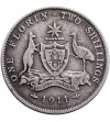 Australia Florin (2 Shillings) 1911 (L), London, George V