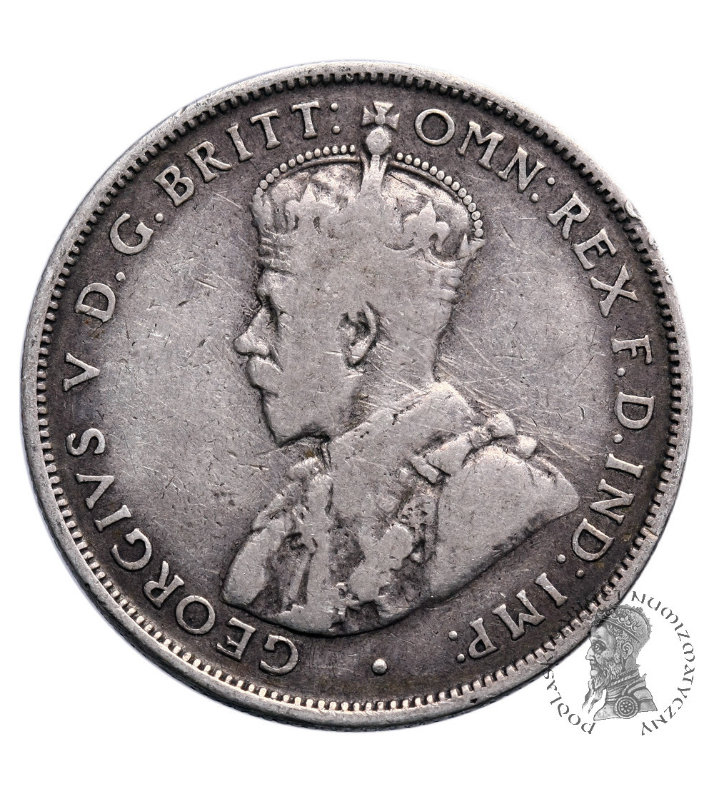 Australia Florin (2 Shillings) 1911 (L), London, George V