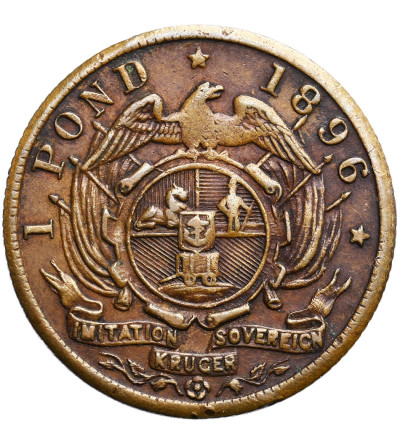 RPA 1 funt (Een) 1896, fantazyjna emisja lub fałszerstwo z epoki