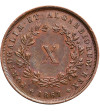Portugalia 10 Reis 1867, Luiz I