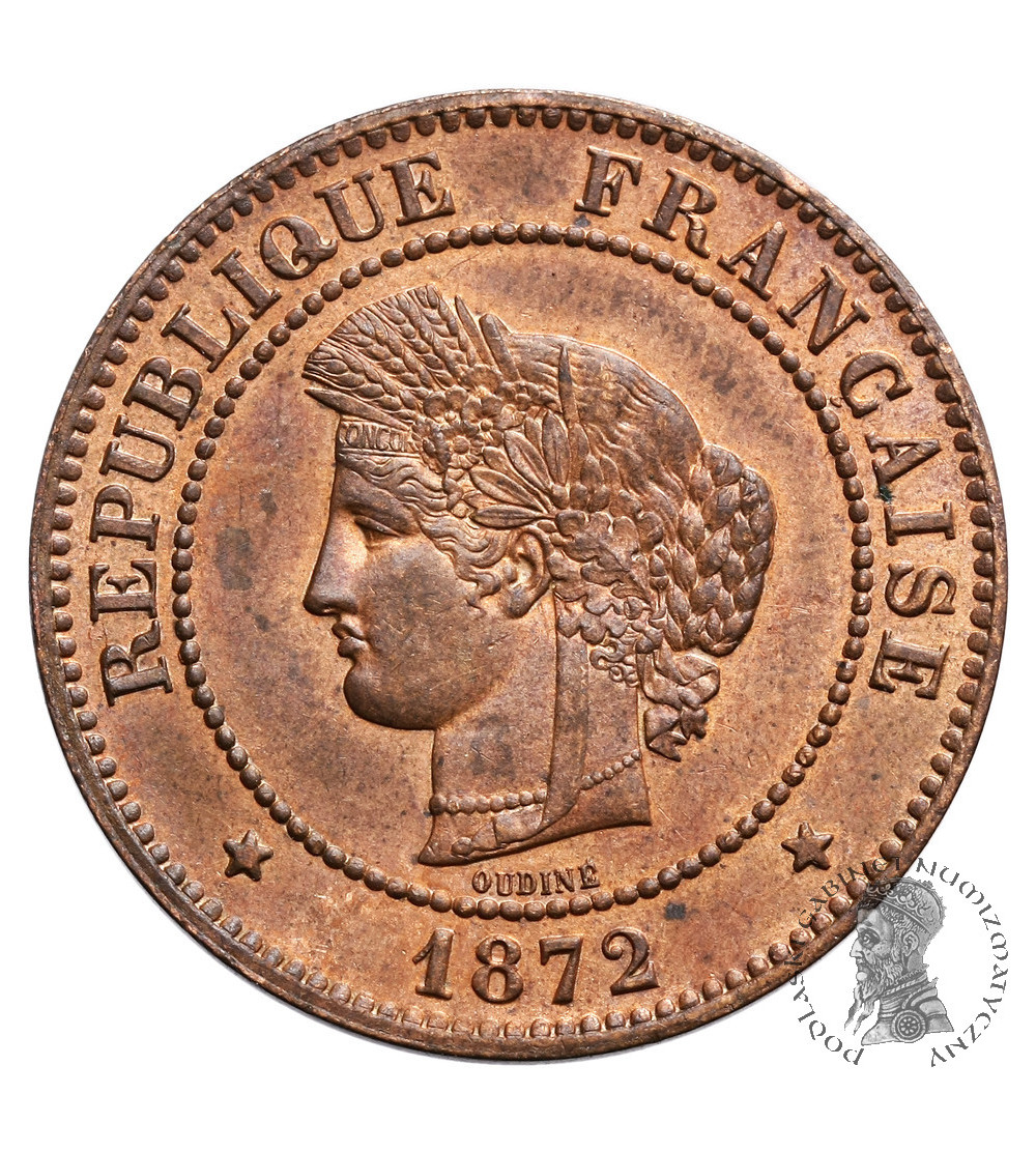Francja 5 Centimes 1872 A