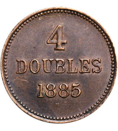 Guernsey 4 Doubles 1885 H