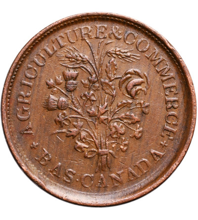 Kanada. Bank of Montreal. Un Sou Token ok. 1837