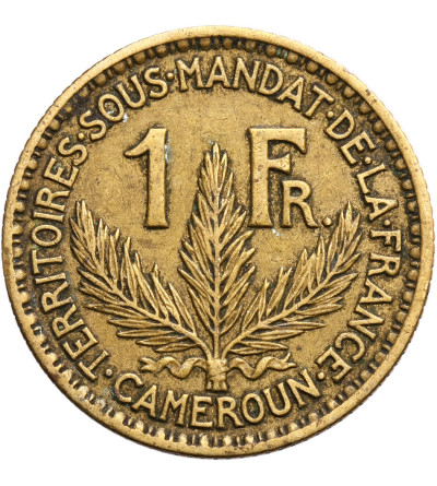 Cameroon, French Mandate. 1 Franc 1926
