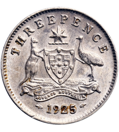 Australia, 3 Pence (Threepence) 1925, George V