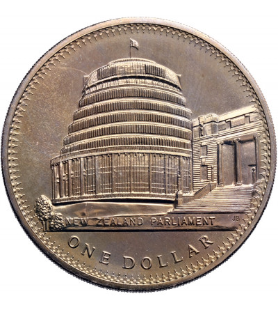 Nowa  Zelandia 1 dolar 1978, 25 rocznica koronacji i otwarcia budynku parlamentu