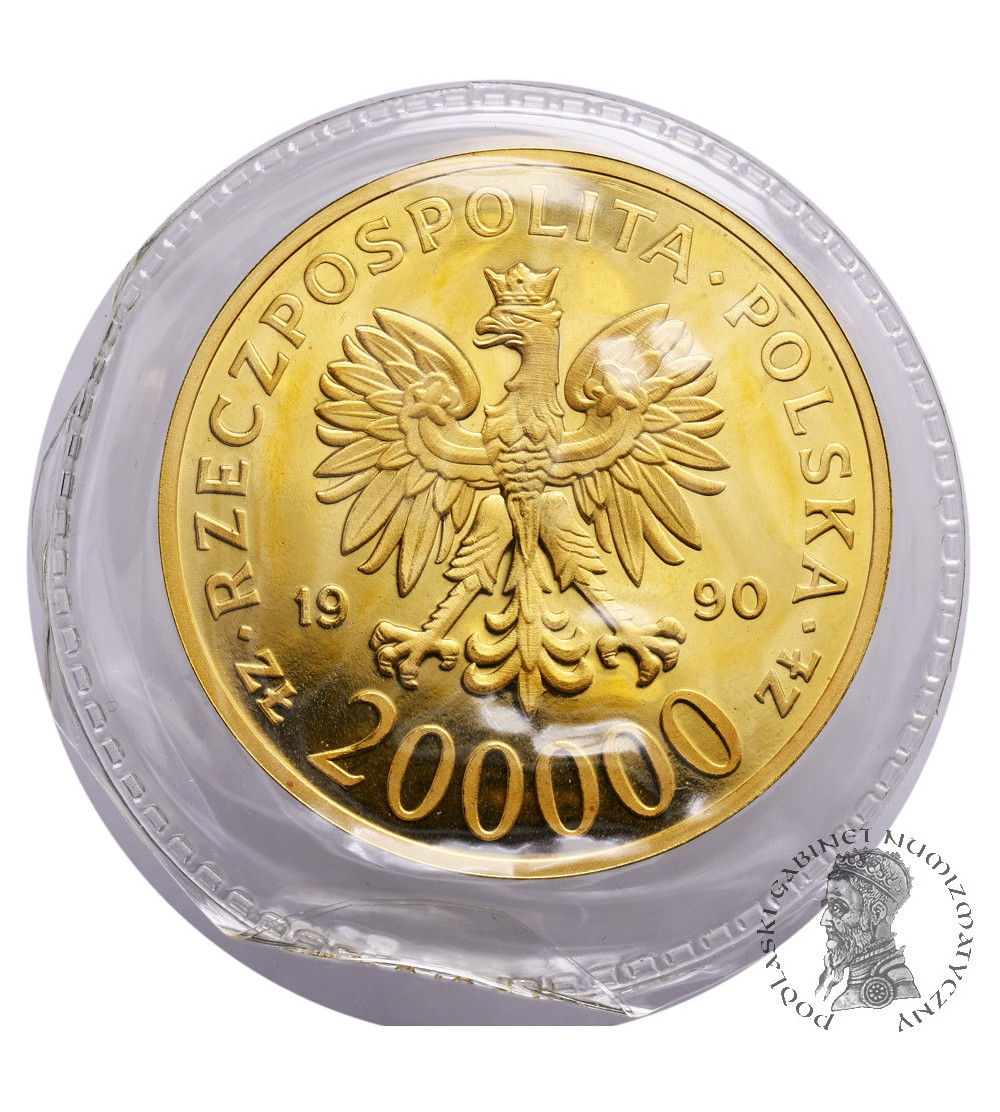 Polska 200000 złotych 1990, Solidarność - Proof Polska 200000 złotych 1990, Solidarność - Proof