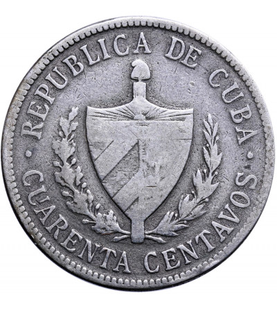 Kuba 40 Centavos 1915