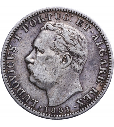 India Portuguese. Rupia 1881