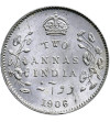 Indie Brytyjskie 2 Annas 1906 (c), Kalkuta, Edward VII