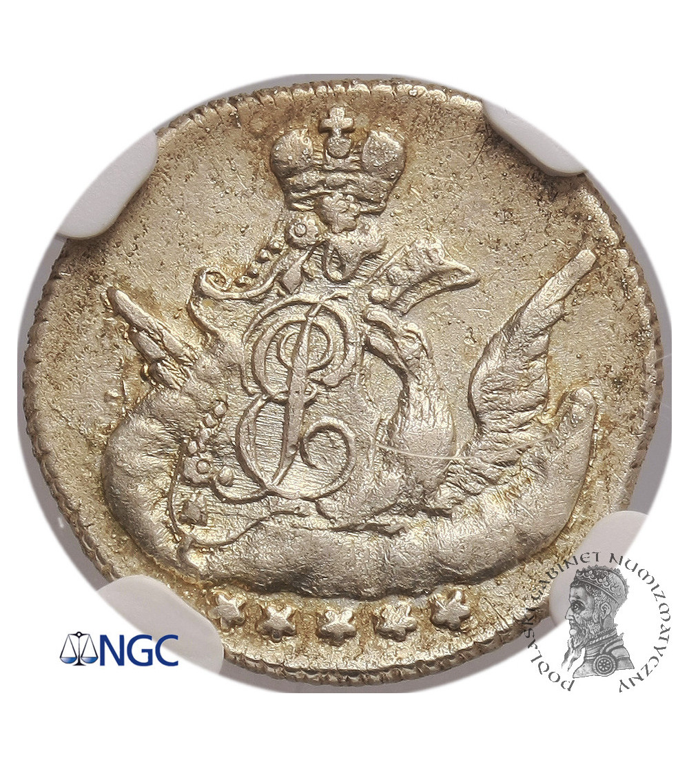 Rosja 5 kopiejek 1756 СПБ, St. Petersburg - NGC MS 61 Rosja 5 kopiejek 1756 СПБ, St. Petersburg - NGC MS 61