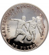 Kuba 5 Pesos 1989, Mundial Italia 1990 - Proof