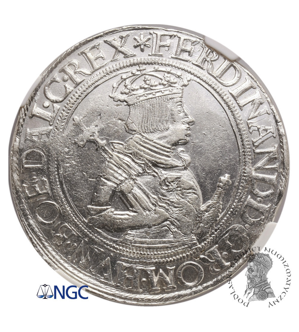 Austria (Święte Cesarstwo Rzymskie). Talar bez daty, Wiedeń, Ferdynand I 1521-1564, NGC MS 62 Austria (Święte Cesarstwo Rzymskie). Talar bez daty, Wiedeń, Ferdynand I 1521-1564, NGC MS 62