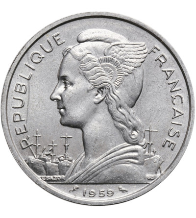 Francuska Somalia 5 franków 1959