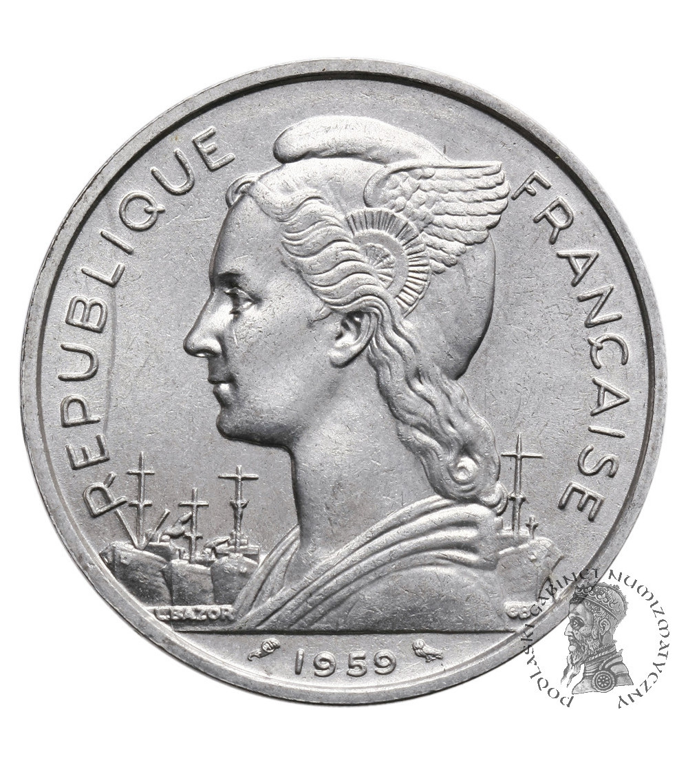 French Somaliland 5 Francs 1959