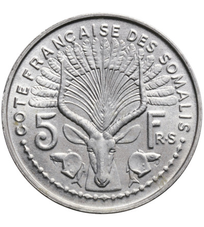 Francuska Somalia 5 franków 1959