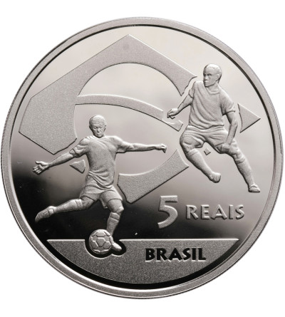 Brazil 5 Reais 2010, 2010 World Cup, South Africa - Proof