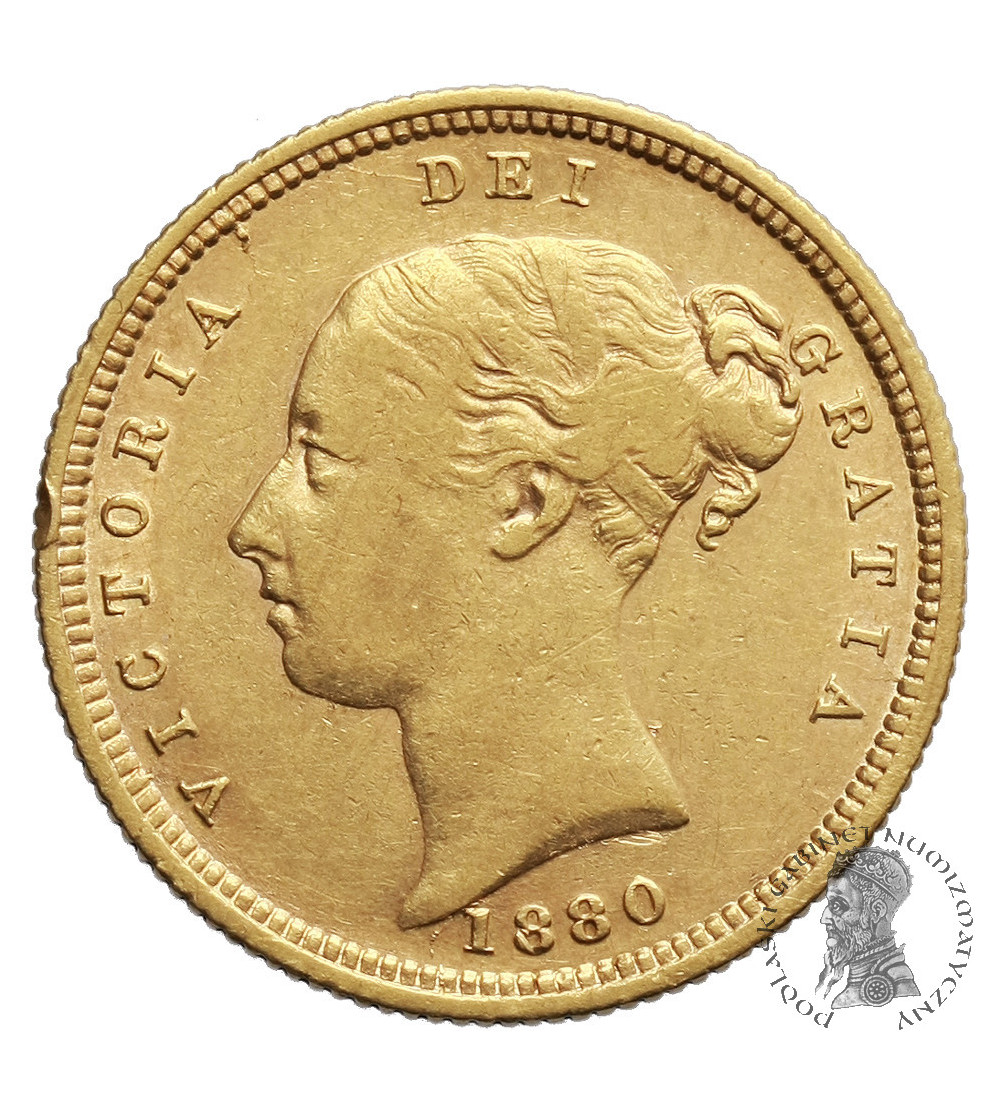 Australia 1/2 Suwerena 1880 S, Sydney Australia 1/2 Suwerena 1880 S, Sydney