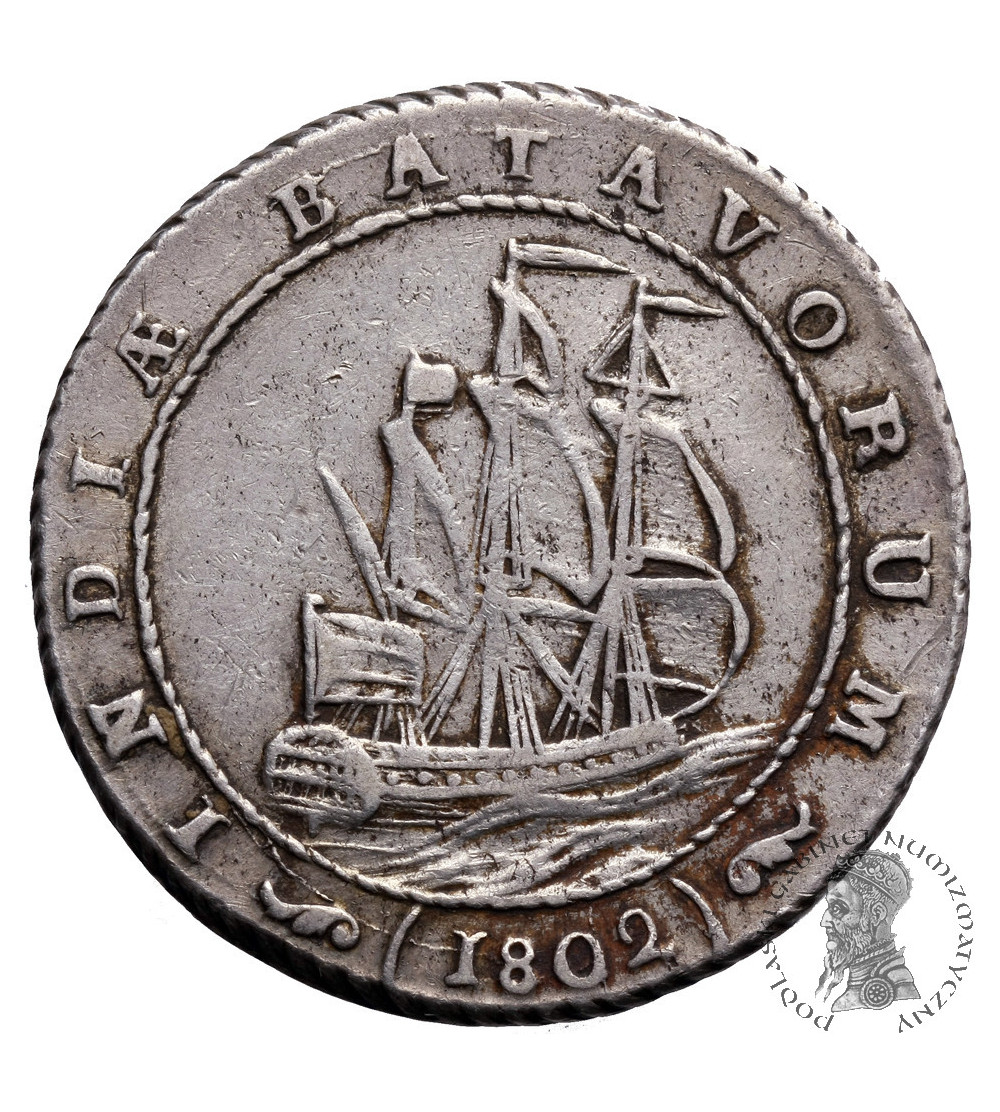 Wschodnie Indie Holenderskie 1 gulden 1802, Republika Batawska