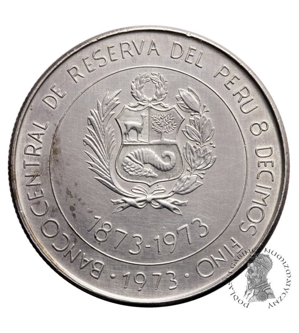 Peru 100 Soles 1973, Centennial Peru-Japan Trade Relations
