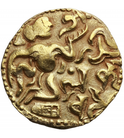 Sri Lanka (Ceylon). Królestwo Polonnaruwa 1056–1236 AD. Złoty AV Kahavanu, anonimowy