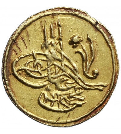 Ottoman Empire. Turkey 1/4 Zeri Mahbub AH 1223 rok 3 / 1810 AD, Mahmud II 1808–1839 AD, Constantinople