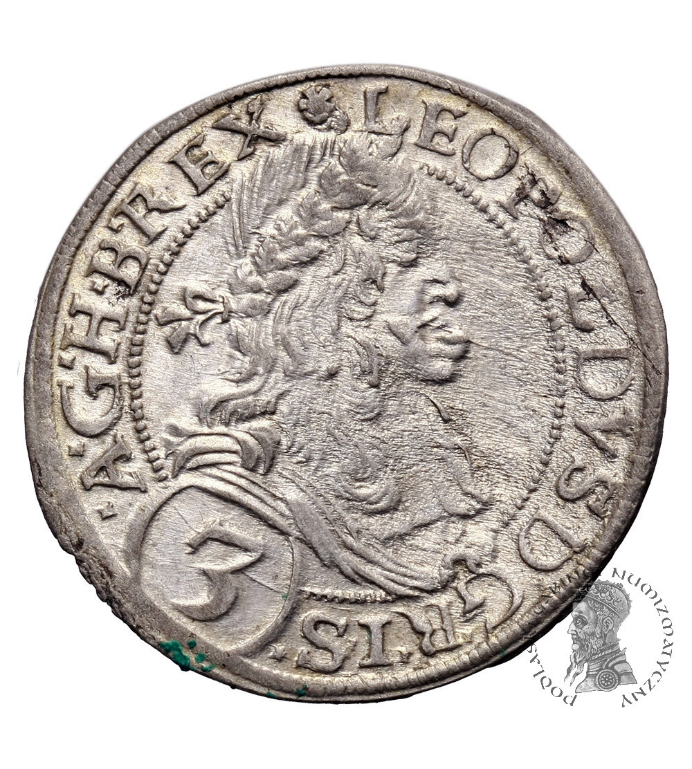 Austria (Holy Roman Empire). 3 Kreuzer 1670, Vienna Mint, Leopold I