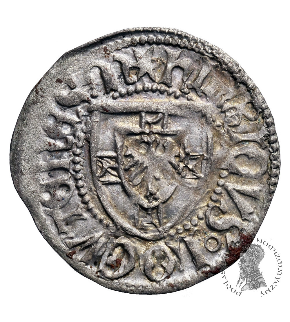 Zakon Krzyżacki. Henryk VI Reuss von Plauen 1467-1470. Szeląg bez daty (1468/69, Królewiec Zakon Krzyżacki. Henryk VI Reuss von Plauen 1467-1470. Szeląg bez daty (1468/69, Królewiec