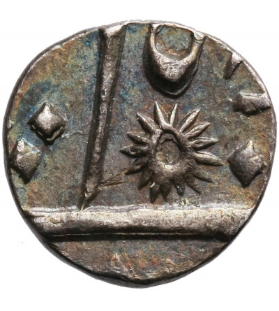 India British (East India Company) 1/8 Rupee RY 2 (4?), Bengal Presidency, Murshidabad, Calcutta Mint, Shah Alam II