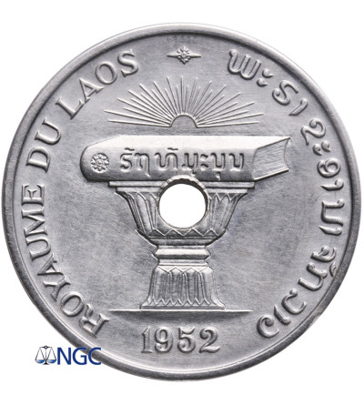 Laos 50 centów 1952 (ESSAI) Piefort - NGC MS 63