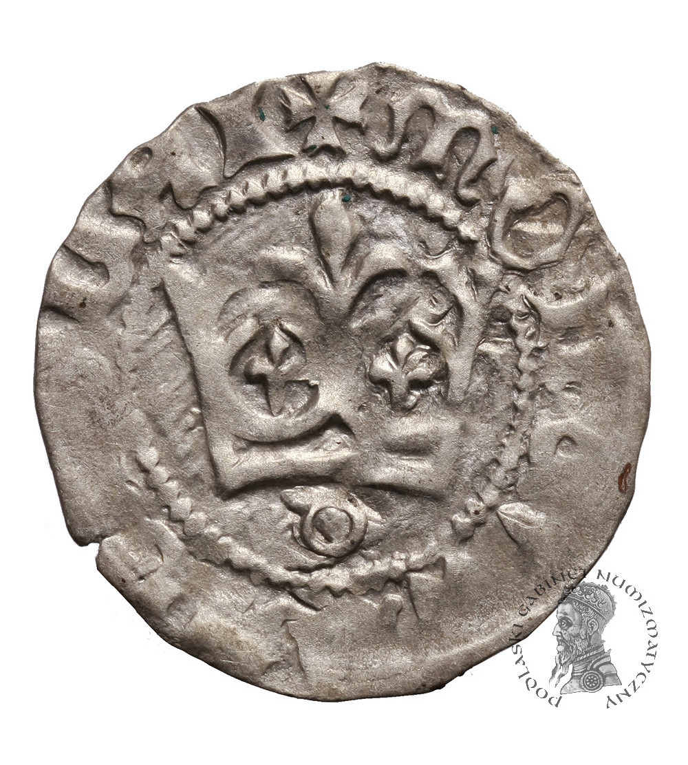 Poland. Ladislaus Jagiello 1386–1434. Half Groschen ND (1410-1412), Cracow Poland. Ladislaus Jagiello 1386–1434. Half Groschen ND (1410-1412), Cracow