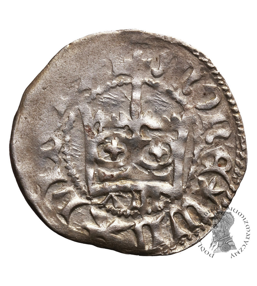 Poland. Ladislaus Jagiello 1386–1434. Half Groschen ND (1399-1402), Cracow Poland. Ladislaus Jagiello 1386–1434. Half Groschen ND (1399-1402), Cracow