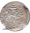 Poland. Boleslaw IV Kedzierzawy (Boleslaus IV The Curly) 1146-1173. Denar ca. 1157-1166, Crakow - NGC MS 64