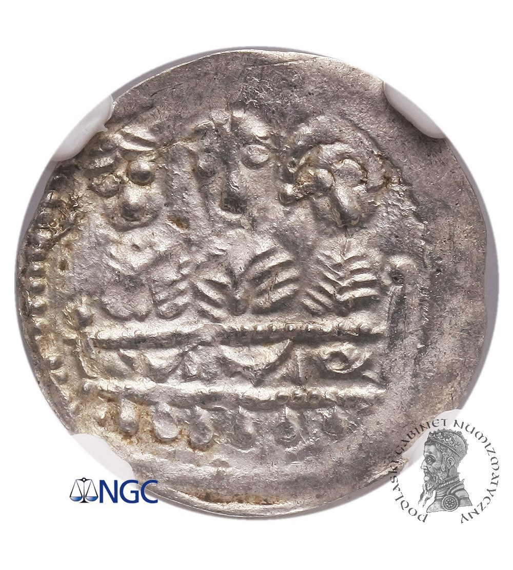 Poland. Boleslaw IV Kedzierzawy (Boleslaus IV The Curly) 1146-1173. Denar ca. 1157-1166, Crakow - NGC MS 63 Poland. Boleslaw IV Kedzierzawy (Boleslaus IV The Curly) 1146-1173. Denar ca. 1157-1166, Crakow - NGC MS 63