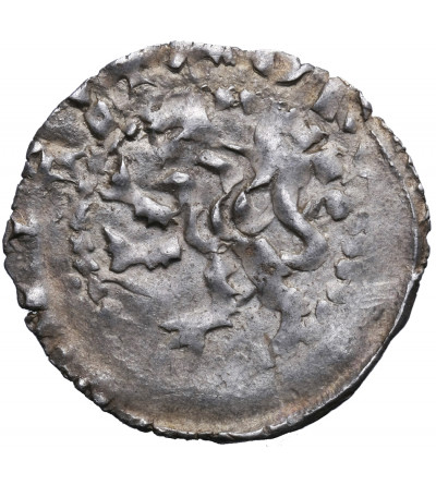 Poland, Ludwik I 1370-1382. Russian Kwartnik (1/2 Groschen) no date, Lemberg (Lviv) mint