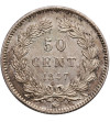 Francja 50 Centimes 1847, Paryż, Ludwik Filip I 1830-1848