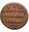 Papal States / Vatican 2 1/2 Baiocchi 1797, St. Peter, Pius VI (Sextus) 1775-1799