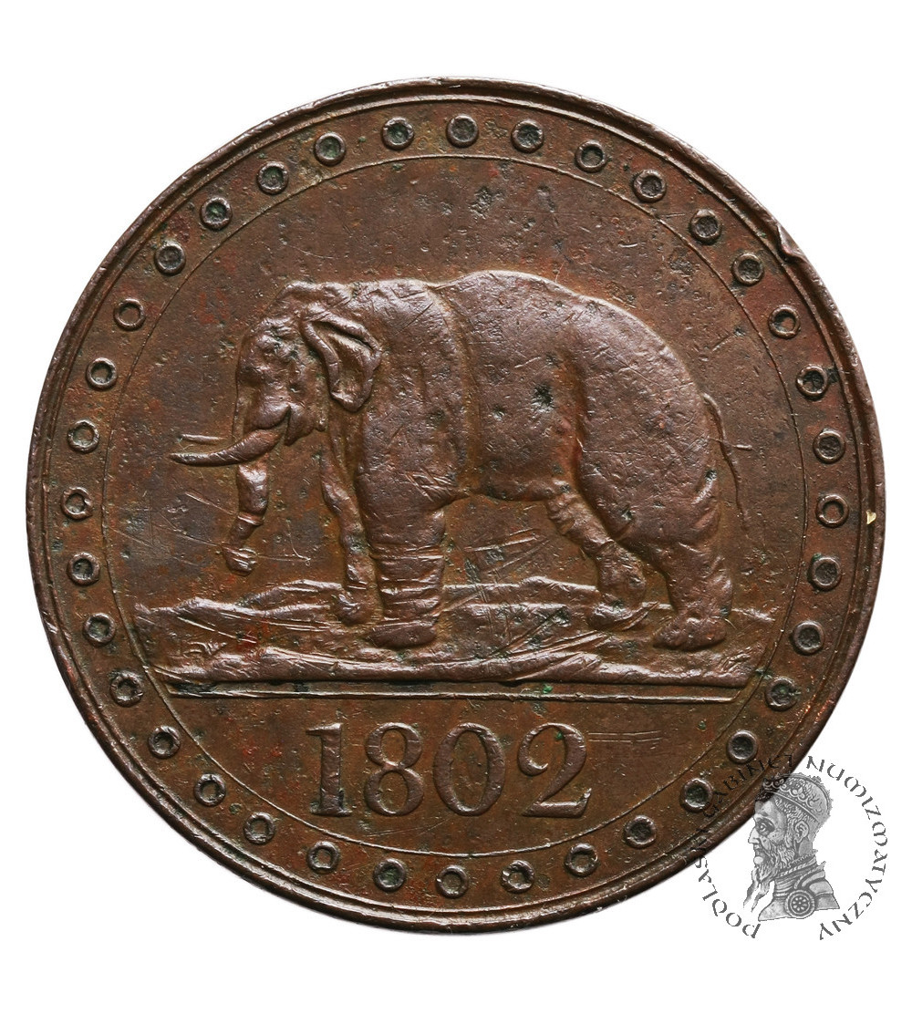 Cejlon 1/48 Rixdollar 1802, Jerzy III