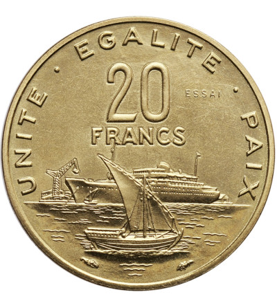 Djibouti 20 Francs 1977, ESSAI