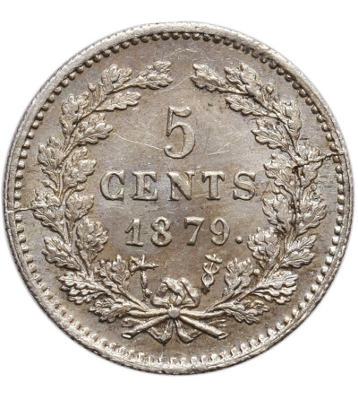 Netherlands 5 Cents 1879