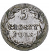 Poland, Congress Kingdom of Poland. 5 Groszy 1827 FH, Warsaw mint, Nicholas I