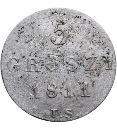 Polska. Księstwo Warszawskie, 5 groszy 1811 IS, Warszawa