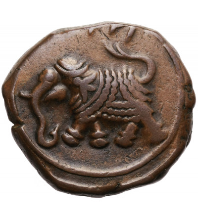 Indie - Mysore. AE Paisa, Tipu Sultan 1782-1799 AD, Nagar mint